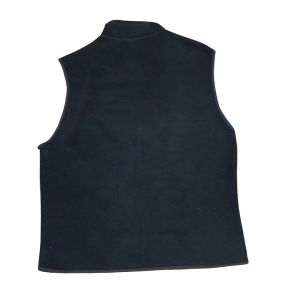Patagonia Black synchilla Vest with Zipper Pockets
